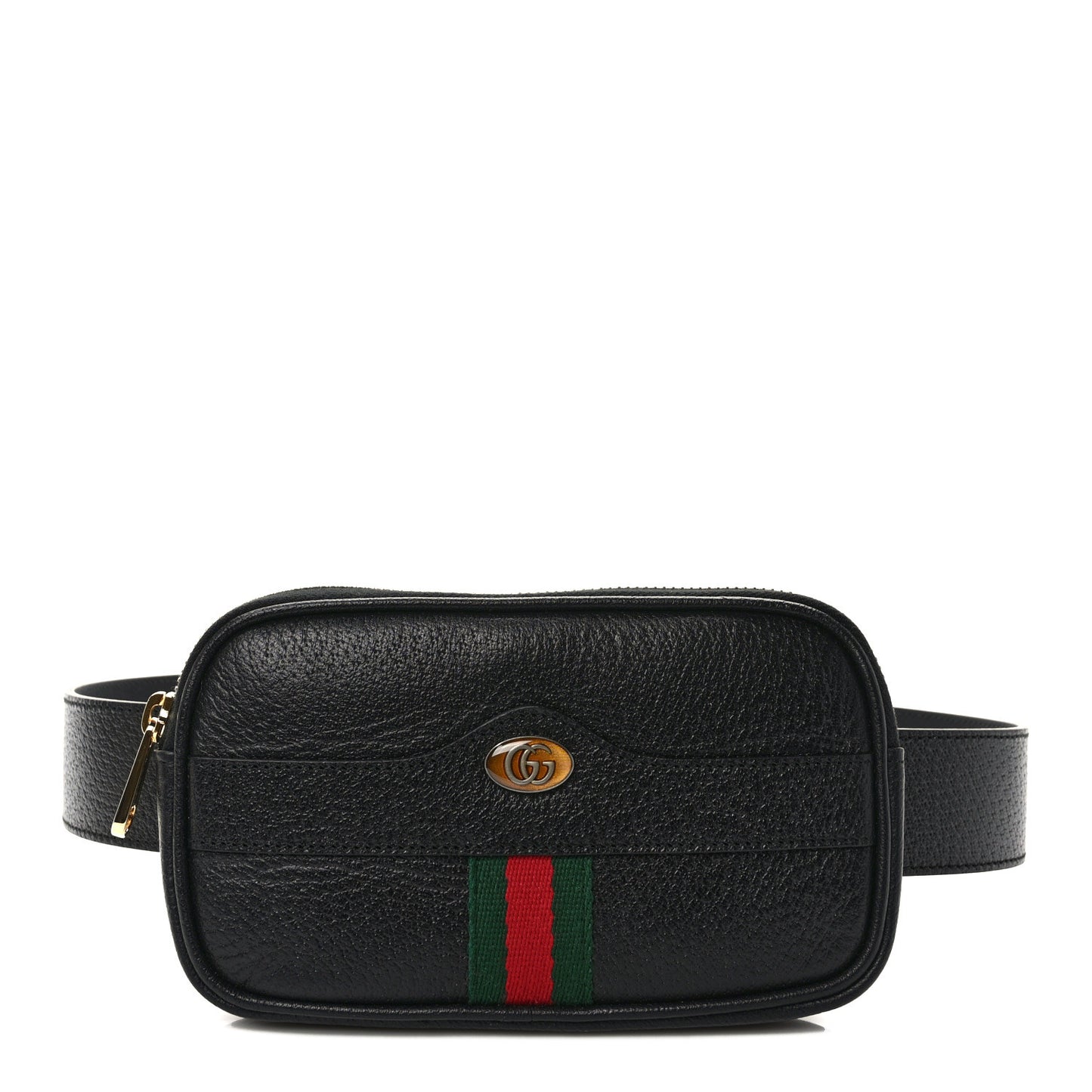 Grained Calfskin Ophidia Belted iPhone Case 85 34 Black