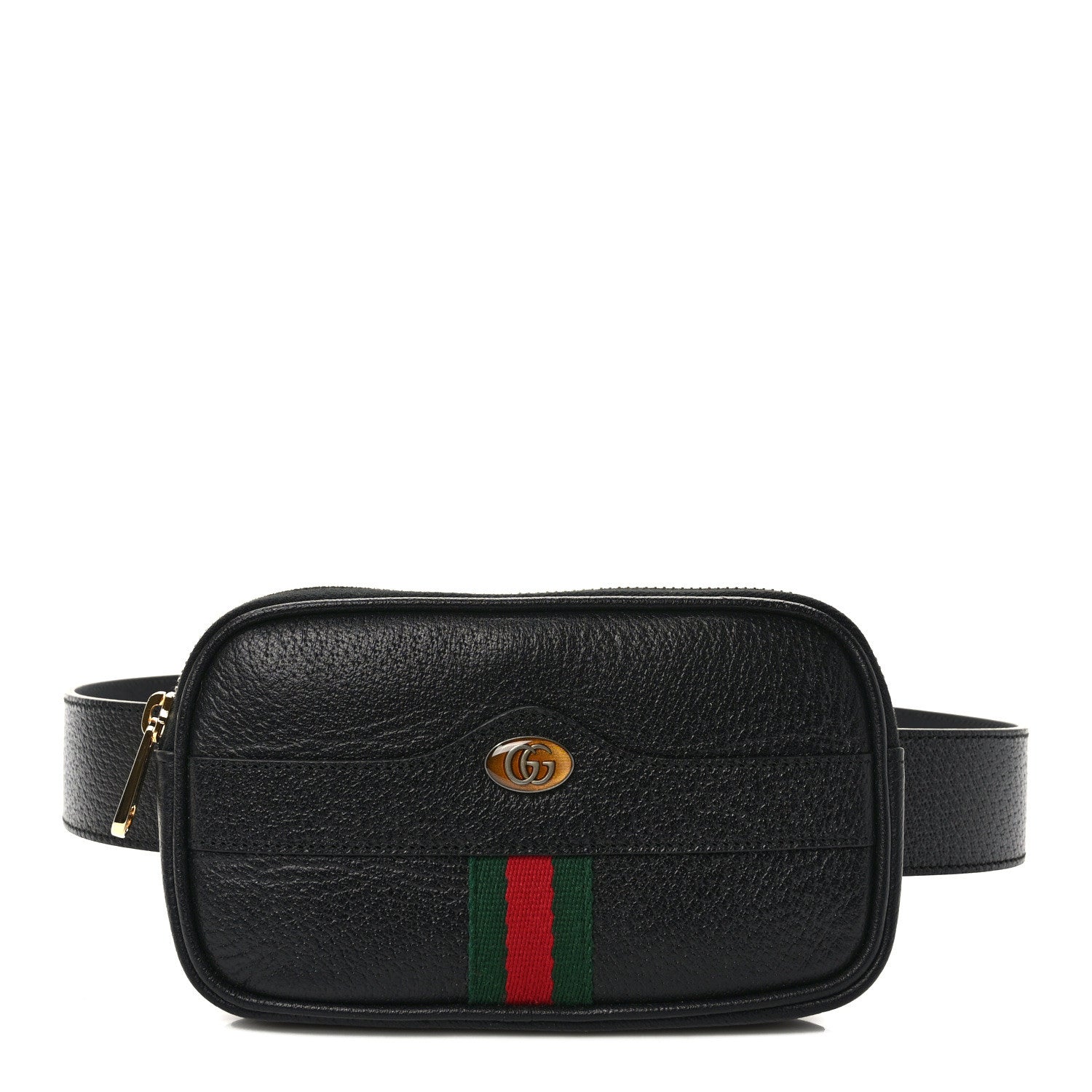 Gucci Grained Calfskin Ophidia Belted iPhone Case 85 34 Black 1 of 11