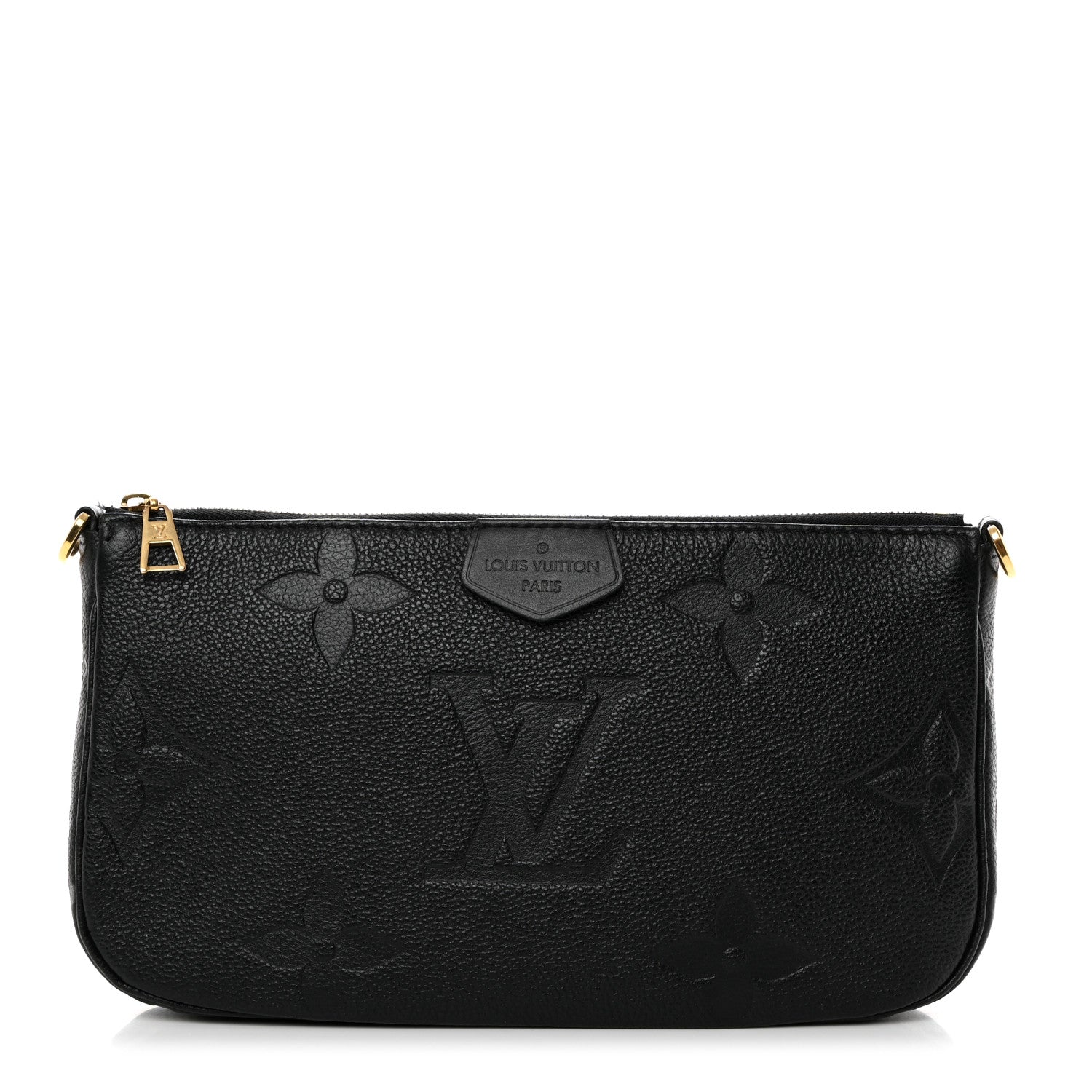 Louis Vuitton Empreinte Monogram Giant Multi Pochette Accessories Large Pochette Black 1 of 8