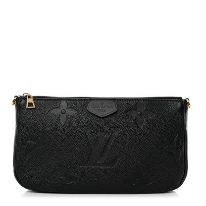 Louis Vuitton Empreinte Monogram Giant Multi Pochette Accessories Large Pochette Black 1 of 8