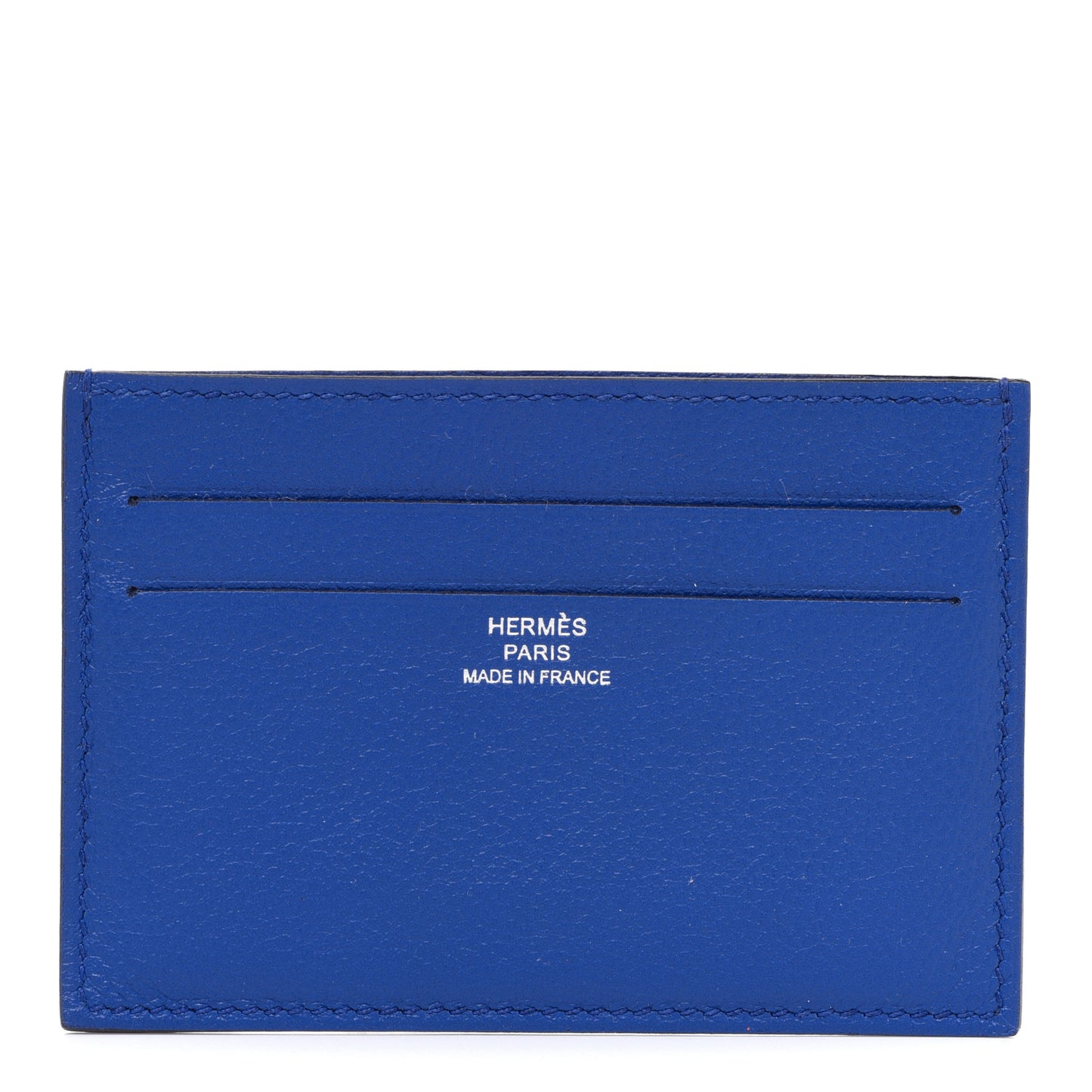Evercolor Citizen Twill Card Case Bleu Royal Celeste Orange Poppy