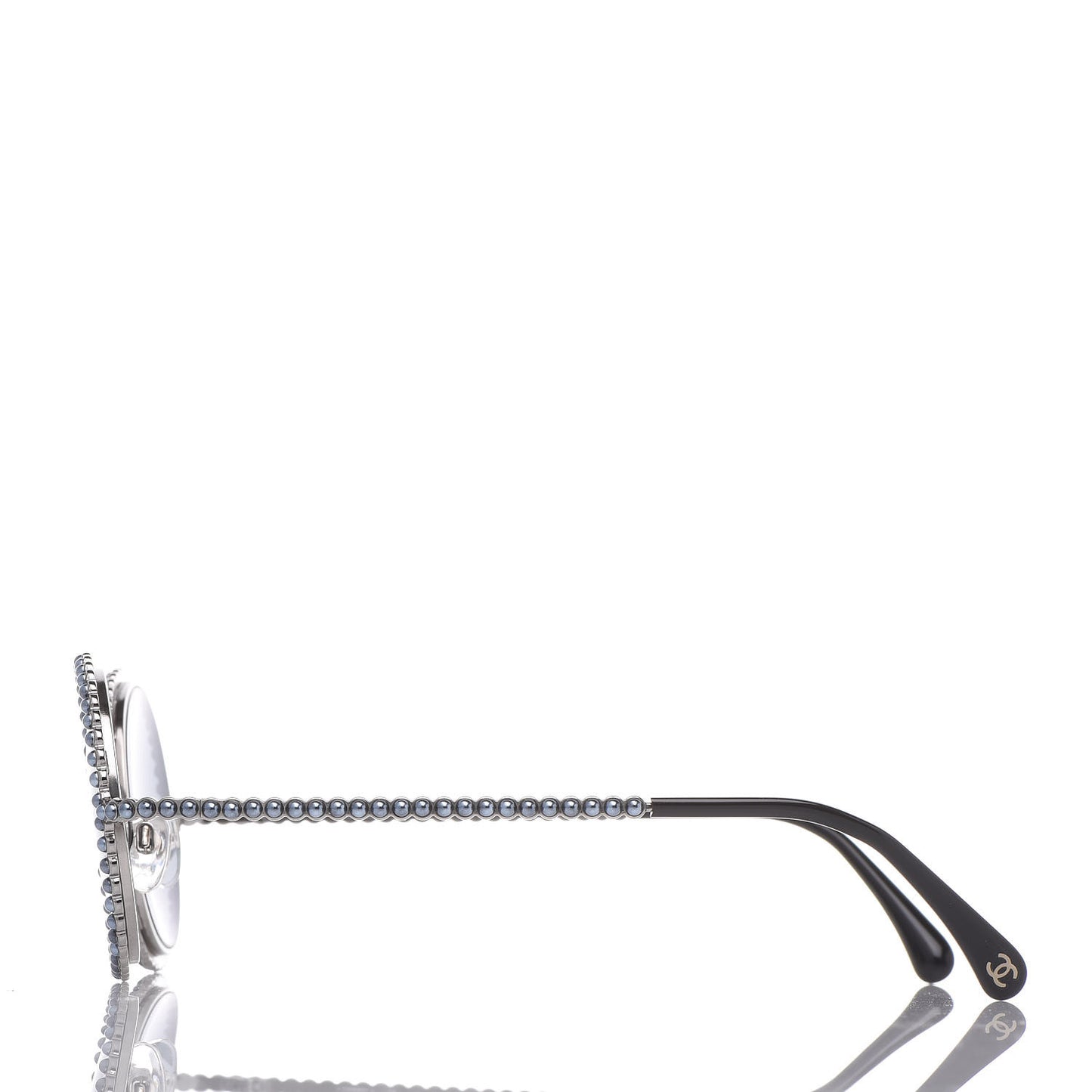 Pearl Round Sunglasses 71138 Grey