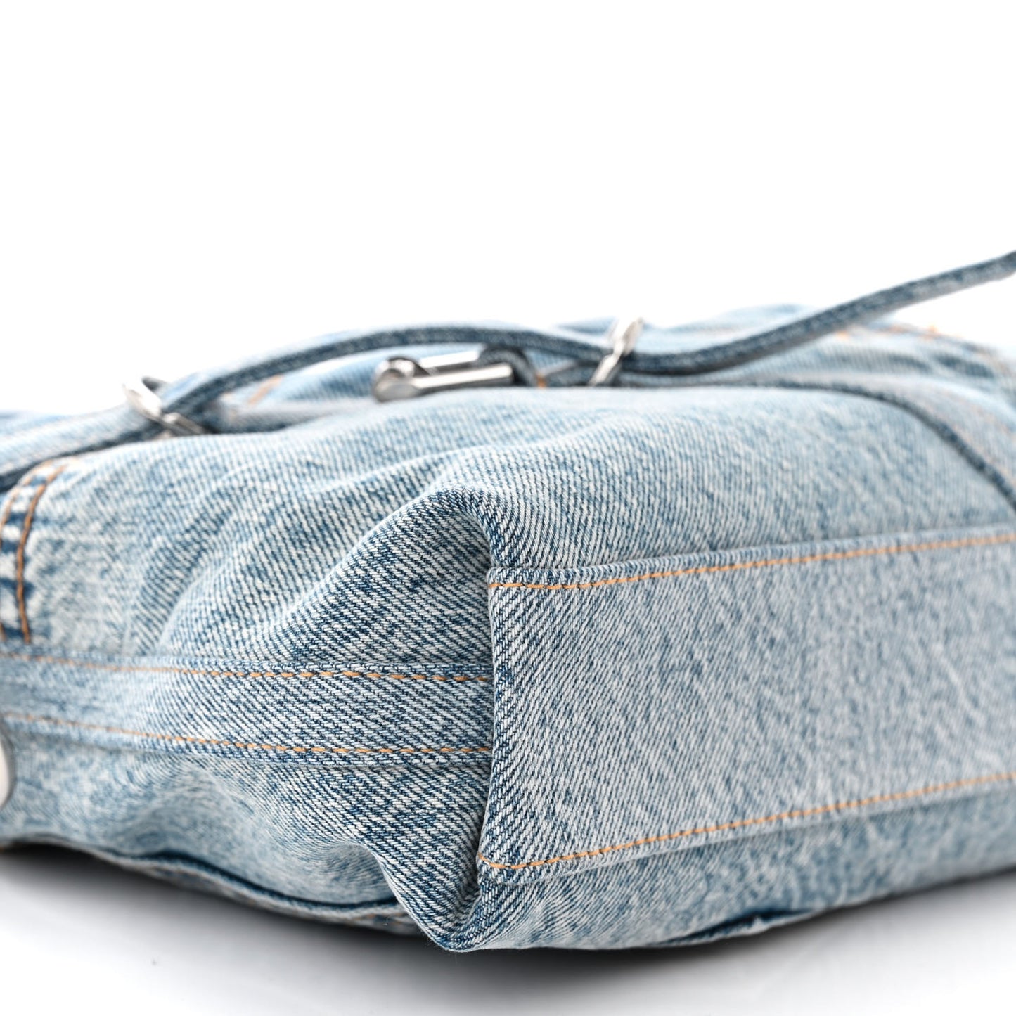 Boyfriend Denim Medium Voyou Bag Medium Blue