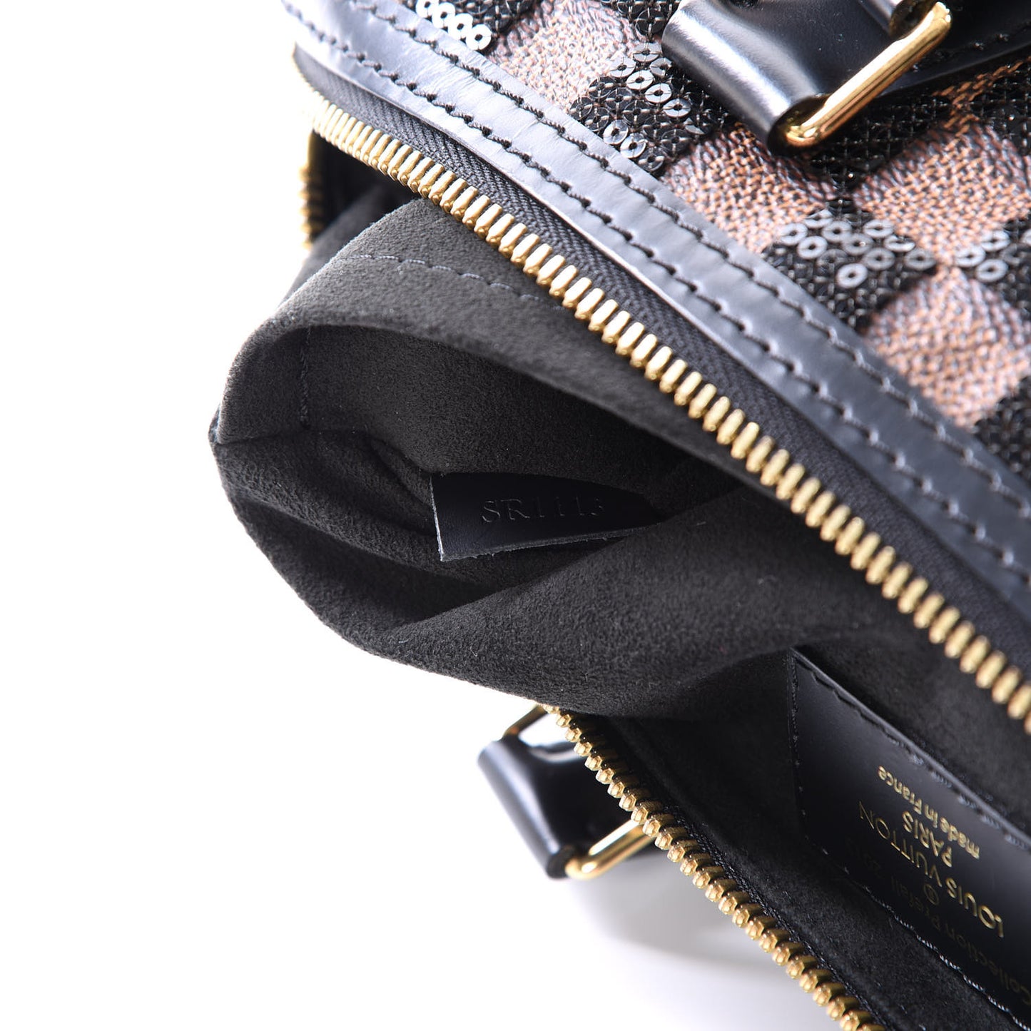 Damier Paillettes Speedy 30 Black