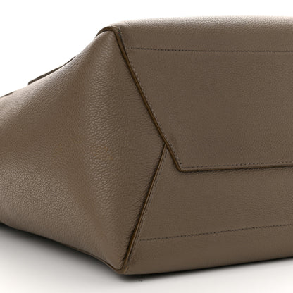 Celine Soft Grained Calfskin Sangle Bucket Bag Taupe 9 of 10