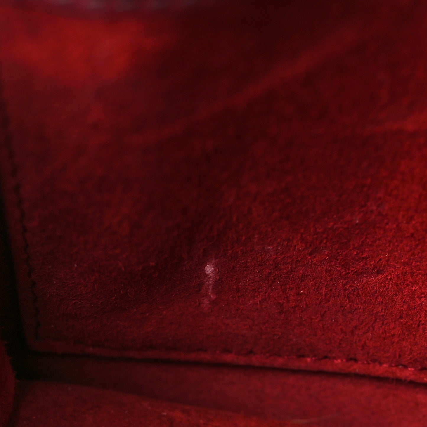 Calfskin Mini J'Adior Chain Flap Bag Red