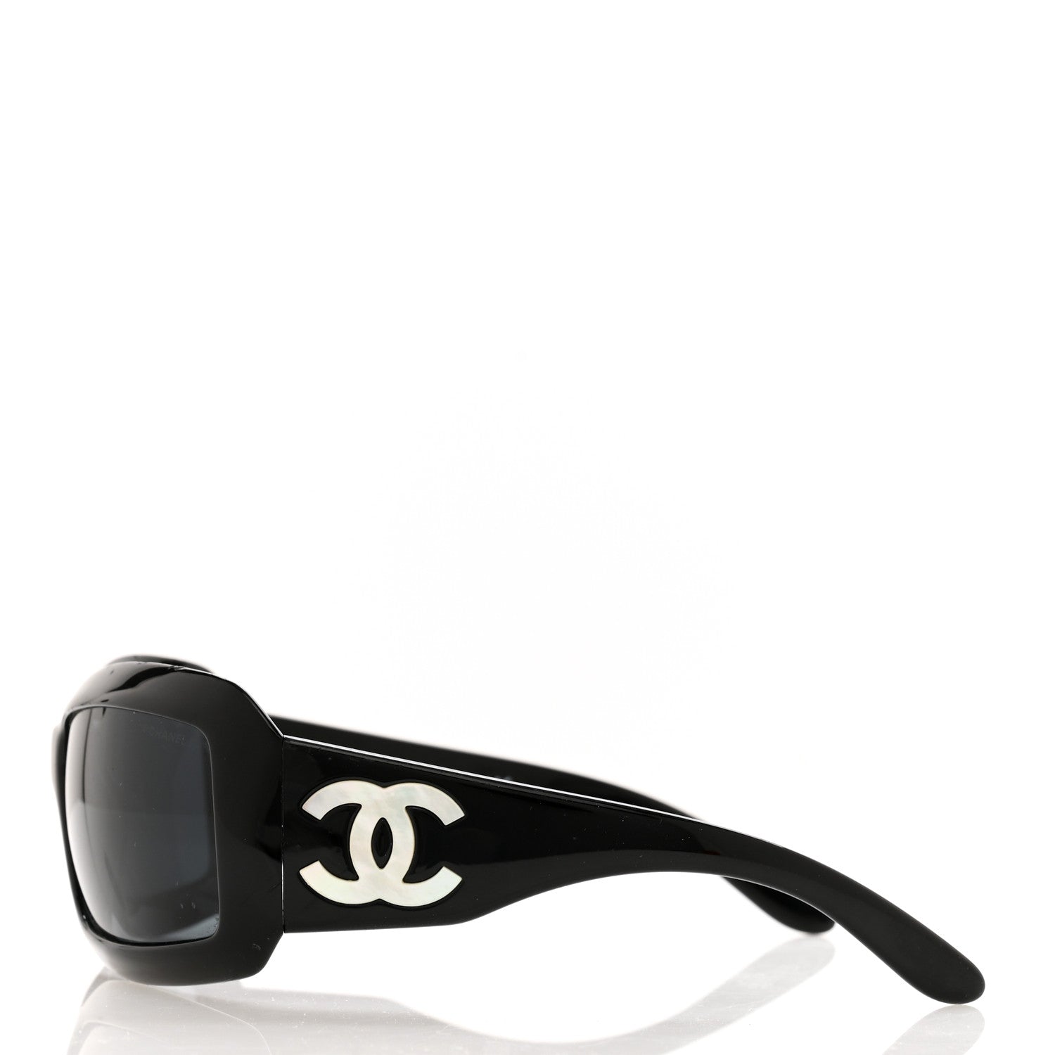 Chanel Mother of Pearl CC Sunglasses 5076-H Black 3 of 7