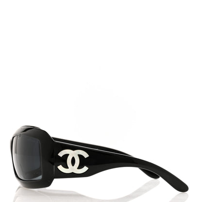 Chanel Mother of Pearl CC Sunglasses 5076-H Black 3 of 7