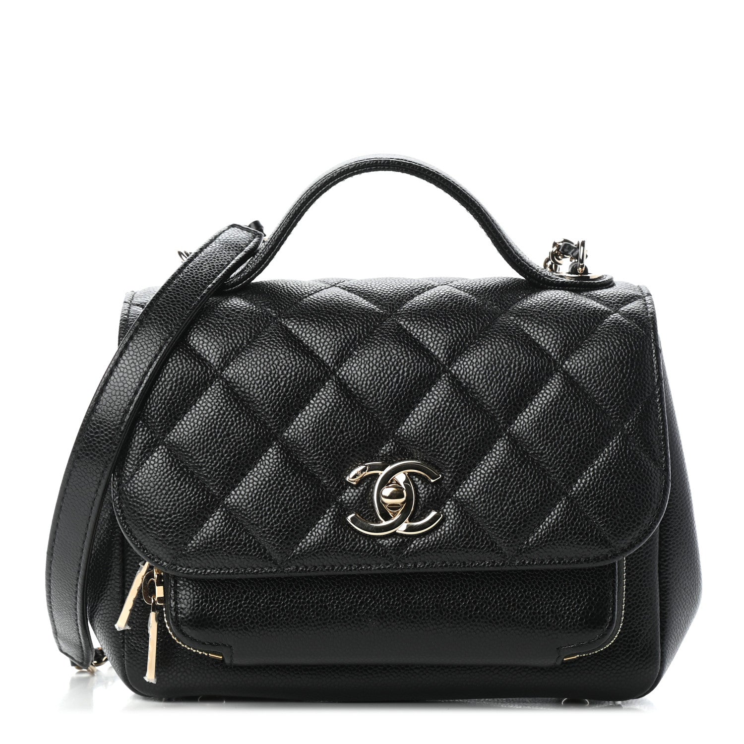 Chanel Caviar Quilted Small Business Affinity Flap Black 1 of 10