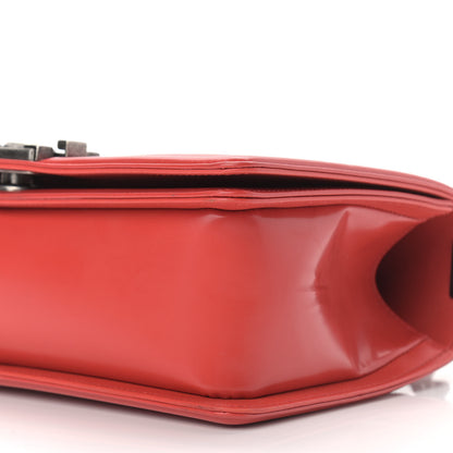 Chanel Glazed Calfskin Medium Boy Flap Red 8 of 8