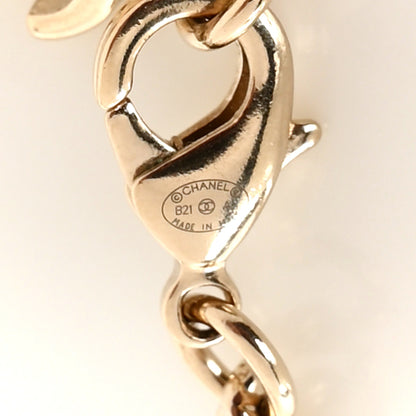 Chanel Crystal CC Chain Bracelet Gold Silver 5 of 5