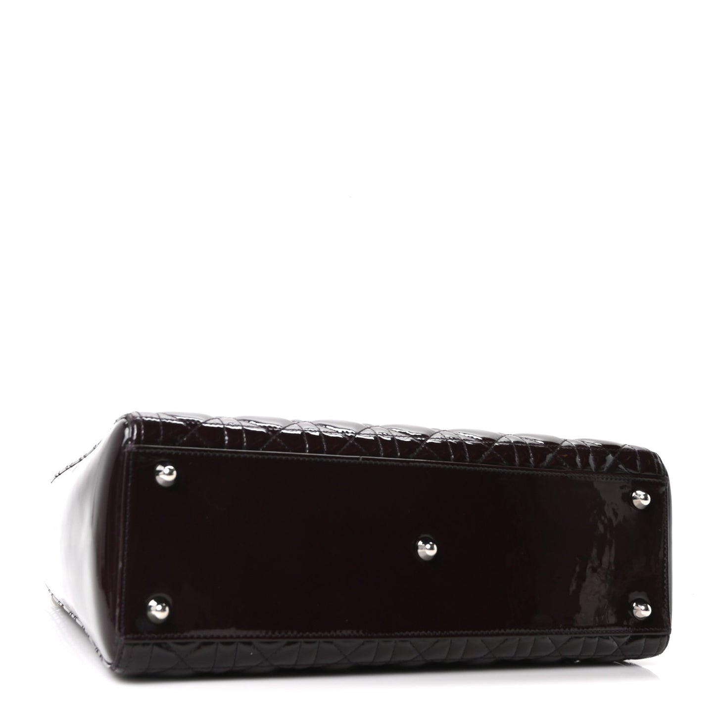 Patent Cannage Large Lady Dior Violet Purple