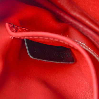 Valentino Garavani Vitello Small Logo Go Crossbody Bag Red 7 of 7