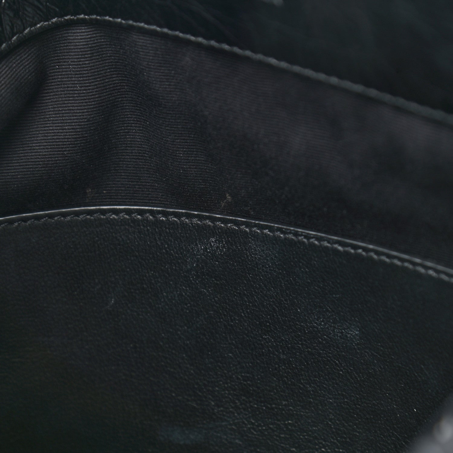 Saint Laurent Crinkled Calfskin Matelasse Monogram Medium Niki Shopper Tote Black 11 of 11