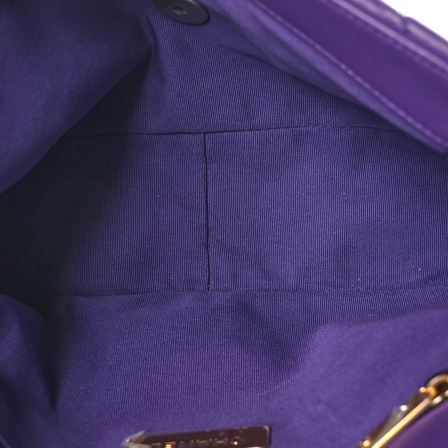 Chanel Goatskin Quilted Medium Chanel 19 Flap Violet Purple 5 of 9