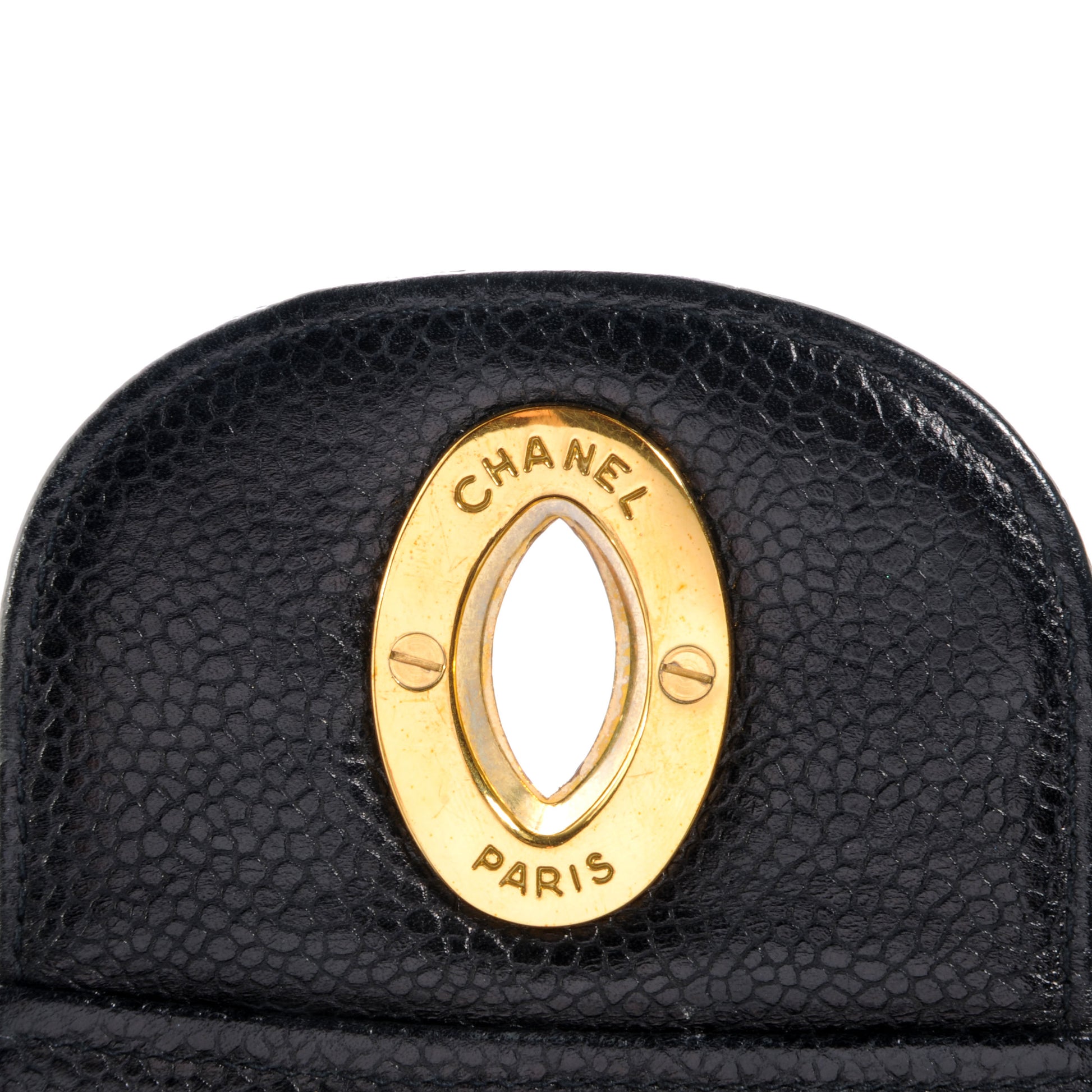 Chanel Caviar Vertical Quilt Jumbo Flap Black 9 of 9