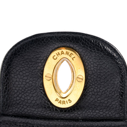 Chanel Caviar Vertical Quilt Jumbo Flap Black 9 of 9
