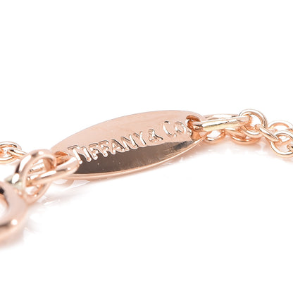 Tiffany 18K Rose Gold Diamond .07ct Elsa Peretti Diamonds by the Yard Bracelet 6 of 7