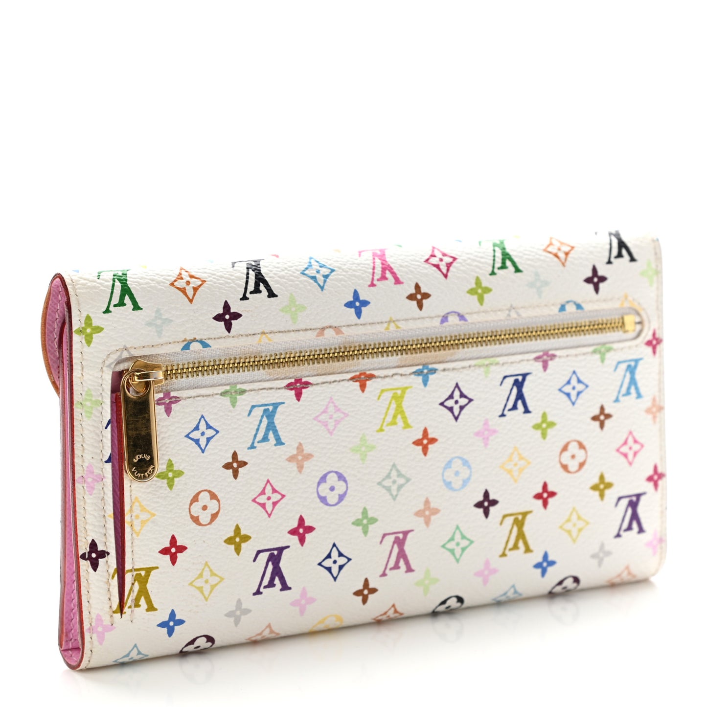 Monogram Multicolor Eugenie Wallet White Litchi