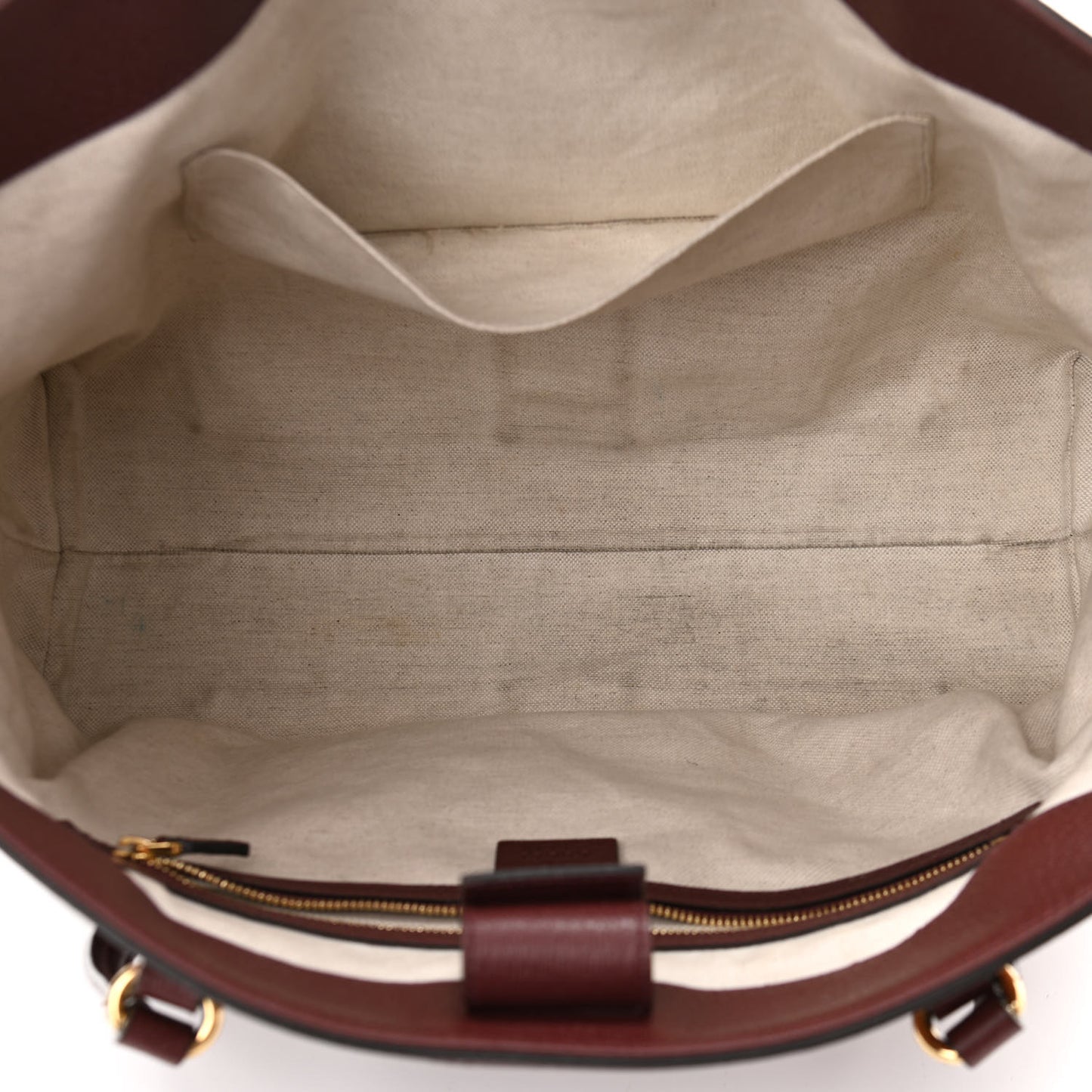 Monogram Textured Dollar Calfskin Web Medium Ophidia Shopping Tote Sahara Rubino Chardonnay