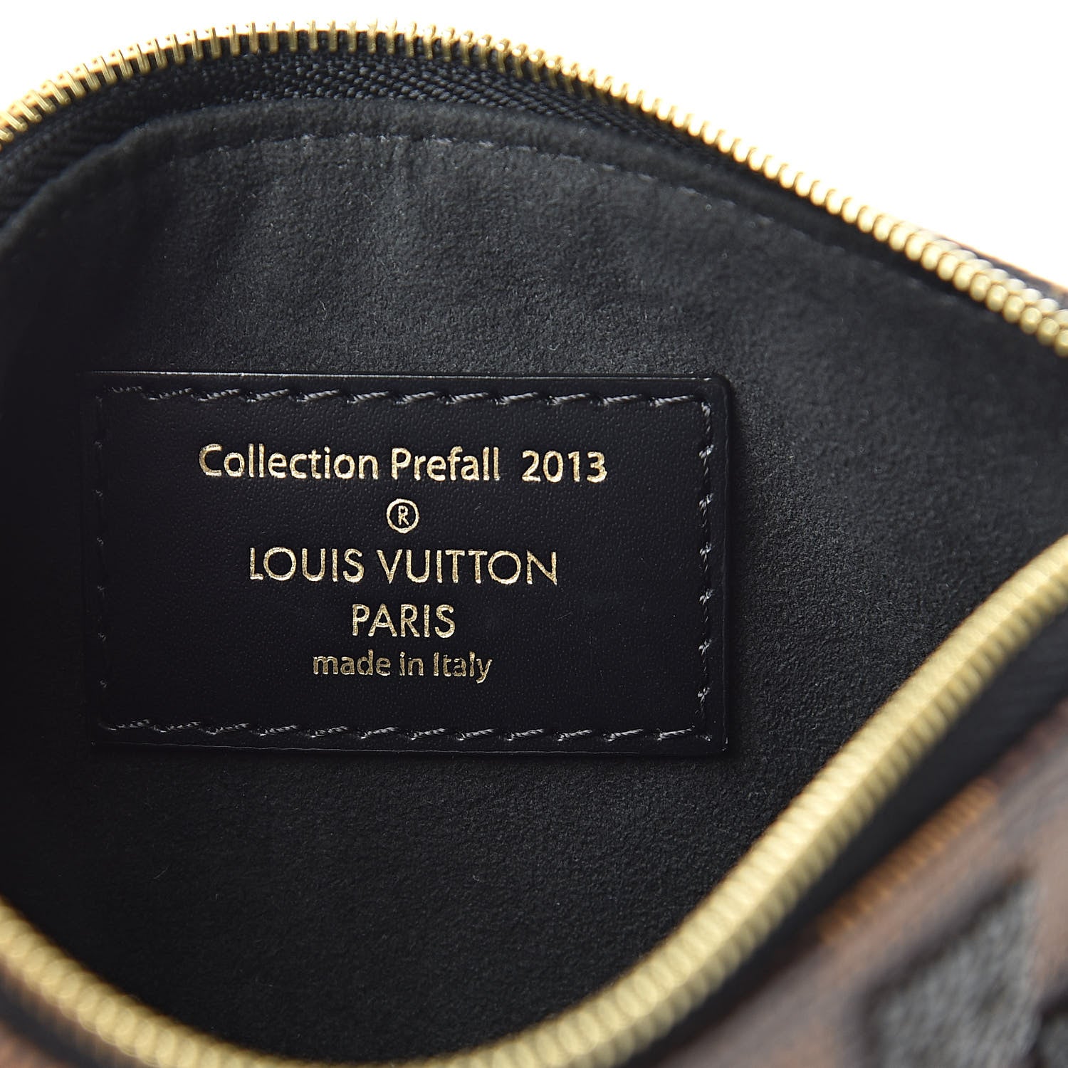 Louis Vuitton Damier Paillettes Mini Pochette Accessories Black 6 of 7