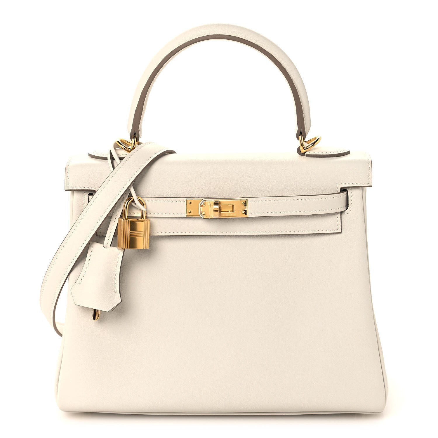 Hermes Swift Kelly Retourne 25 Craie 1 of 13