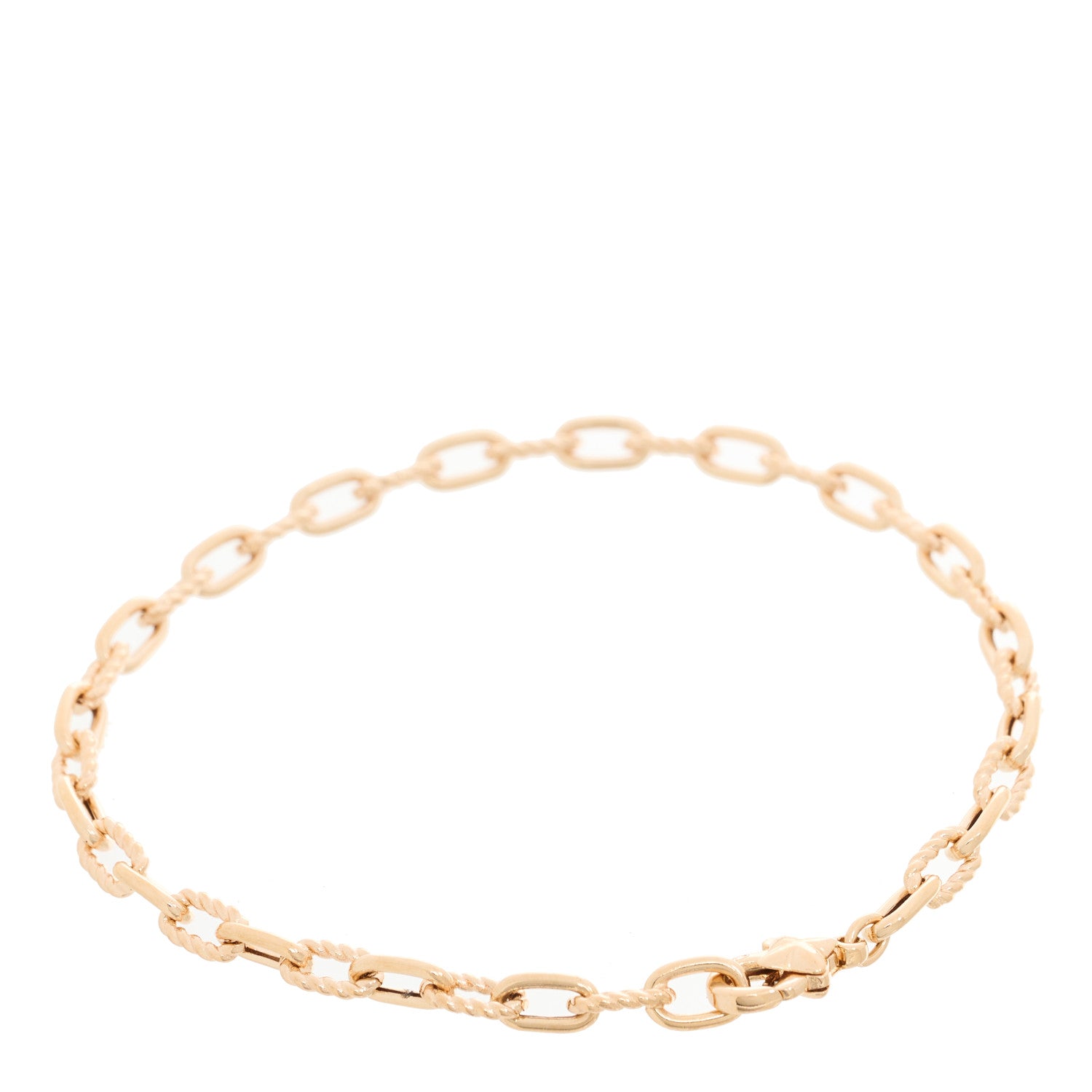 David Yurman 18K Rose Gold Madison 3mm Classic Chain Bracelet 2 of 3