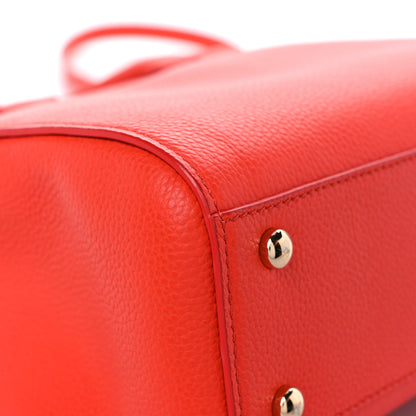 Chanel Grained Calfskin Mini Neo Executive Shopper Tote Red 9 of 11