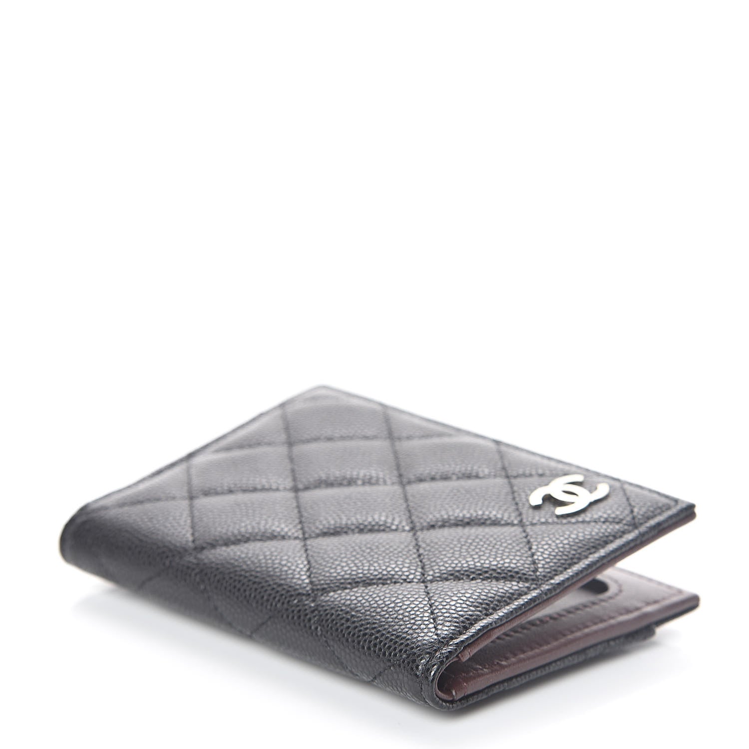 Chanel Caviar Quilted Card Holder Wallet Black 4 of 7
