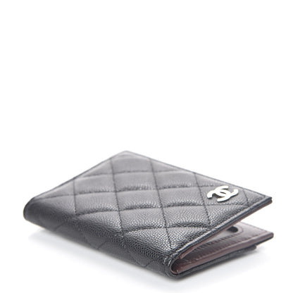 Chanel Caviar Quilted Card Holder Wallet Black 4 of 7