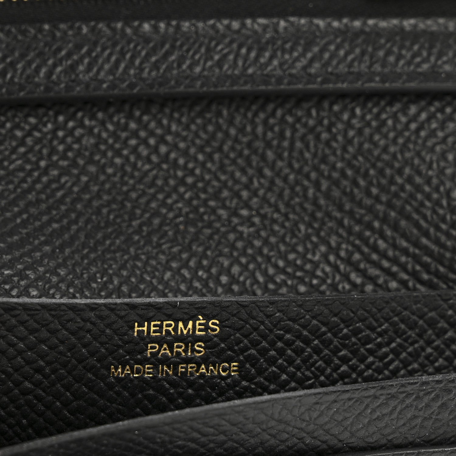 Hermes Epsom Bearn Compact Wallet Black 6 of 13