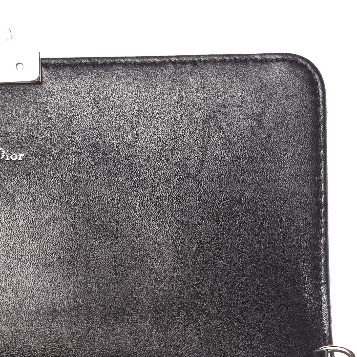 Lambskin Cannage Miss Dior Promenade Pouch Black