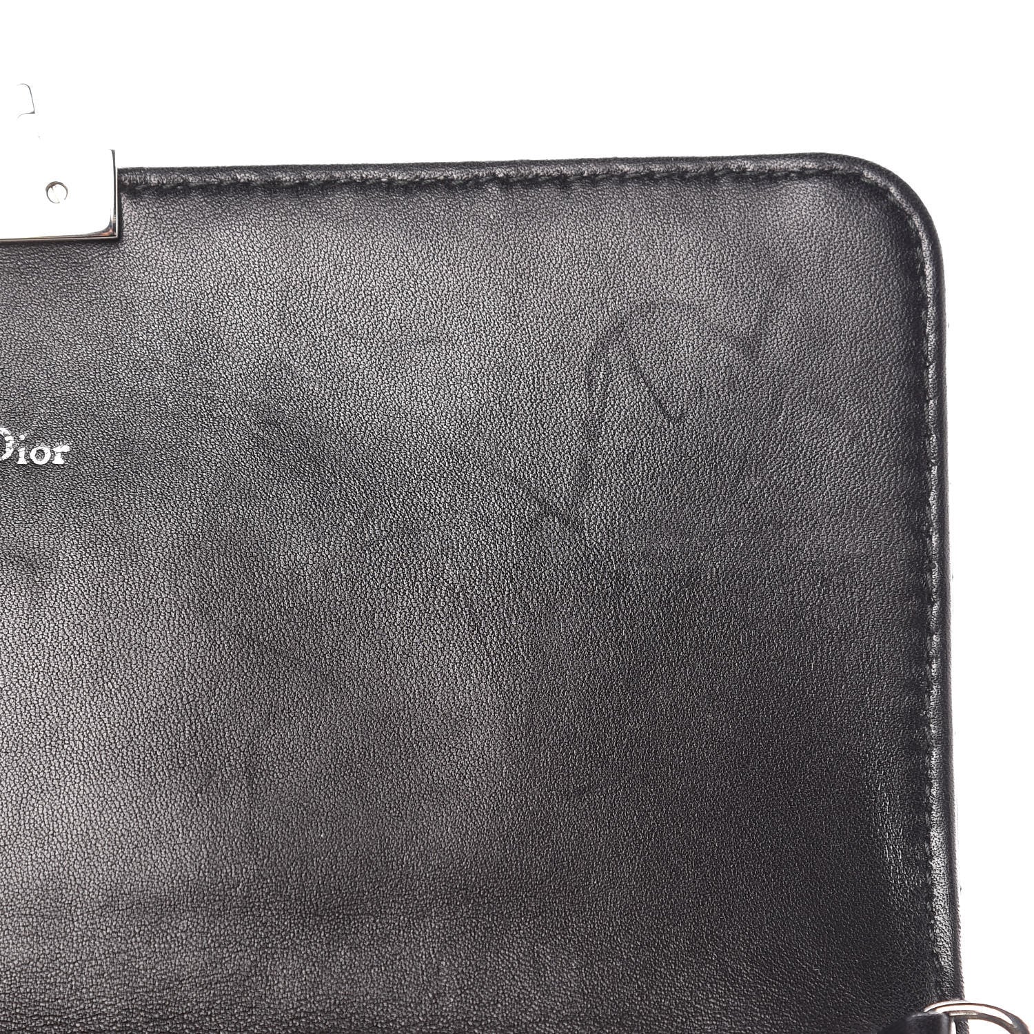 Christian Dior Lambskin Cannage Miss Dior Promenade Pouch Black 10 of 13