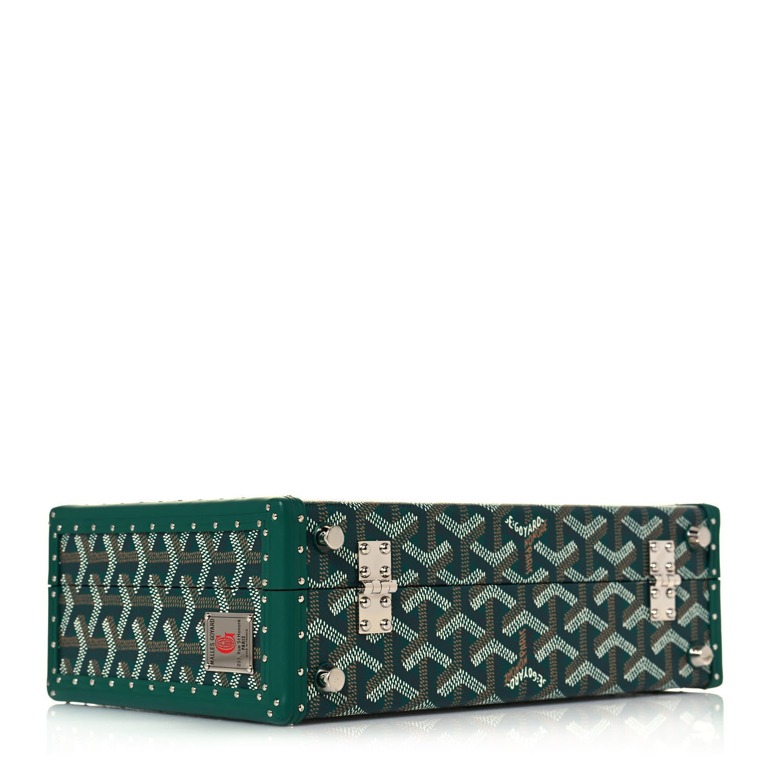 Goyard Goyardine Grand Hotel Trunk Bag Green 5 of 15