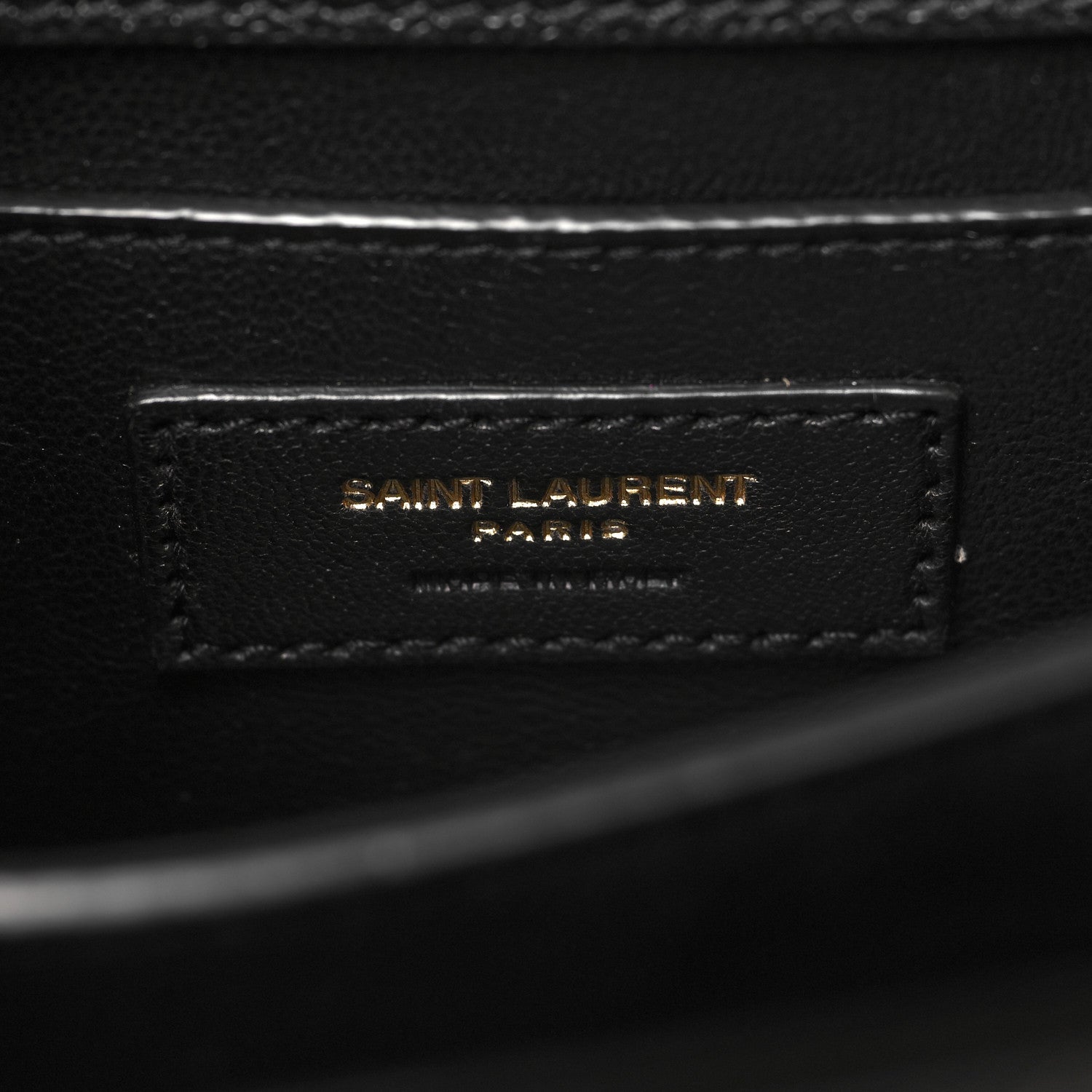 Saint Laurent Grain de Poudre Mini Classic Monogram Cassandra Top Handle Black 6 of 11