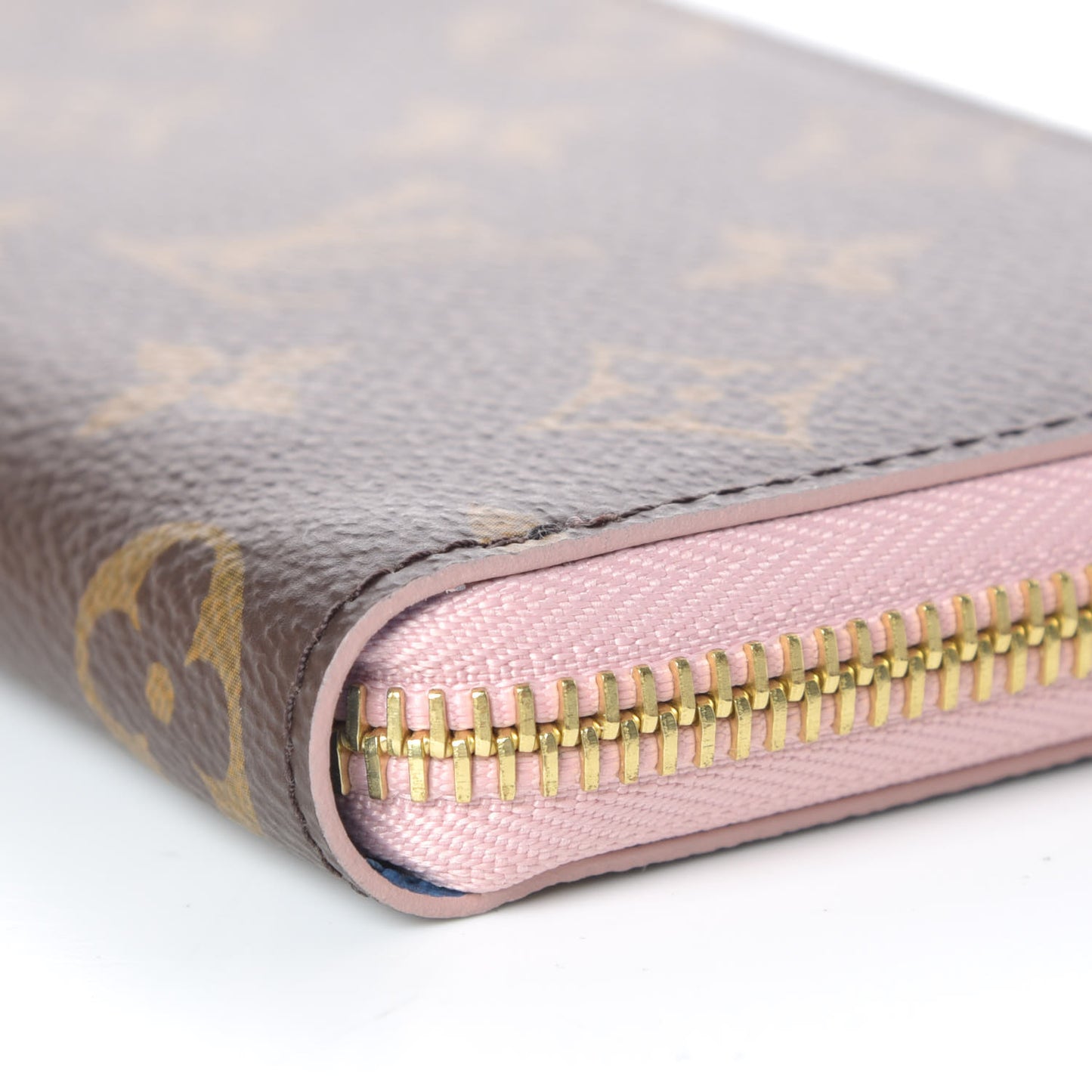 Monogram Blooming Flowers Clemence Wallet Rose Ballerine
