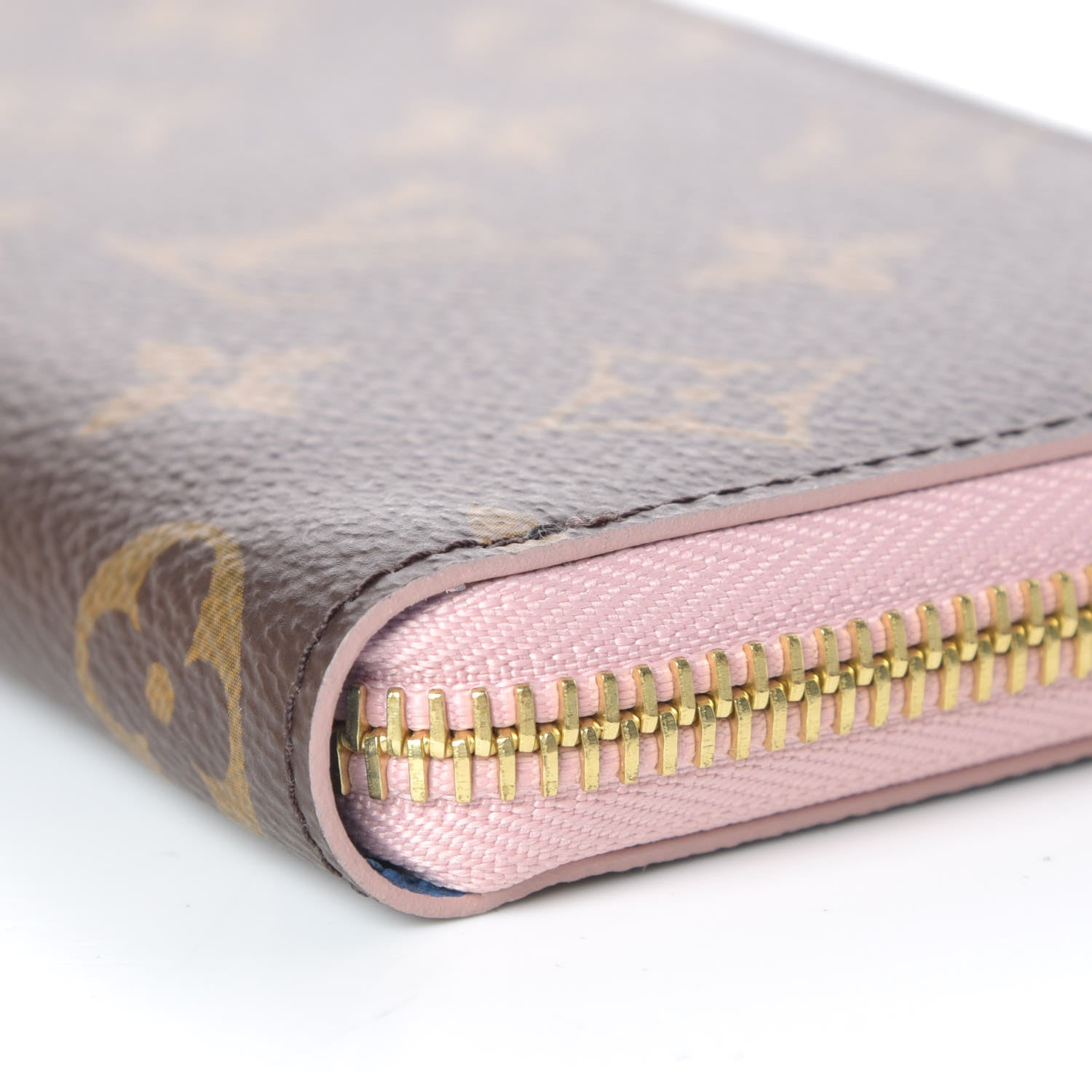 Louis Vuitton Monogram Blooming Flowers Clemence Wallet Rose Ballerine 9 of 10