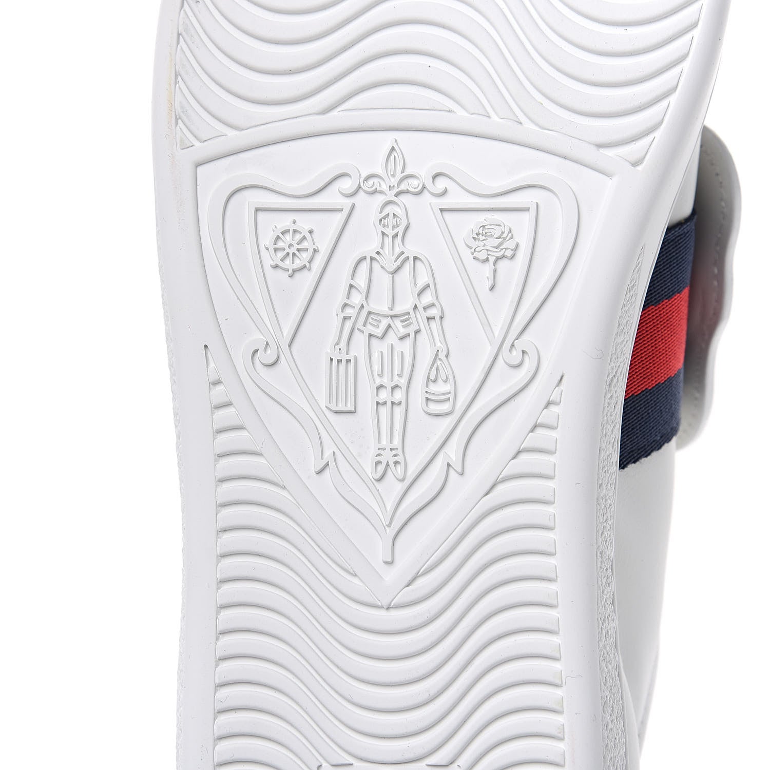 Gucci Calfskin Ayers Crystal Web Panther Embroidered Womens Ace Sneakers 39 White 8 of 10