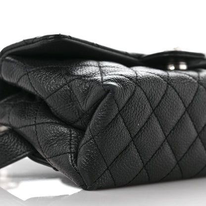 Chanel Grained Calfskin Quilted 2.55 Reissue Flap Belt Bag Clutch Black 8 of 9