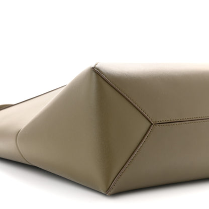 Loewe Shiny Calfskin Medium Puzzle Fold Tote Dark Khaki Green 9 of 10