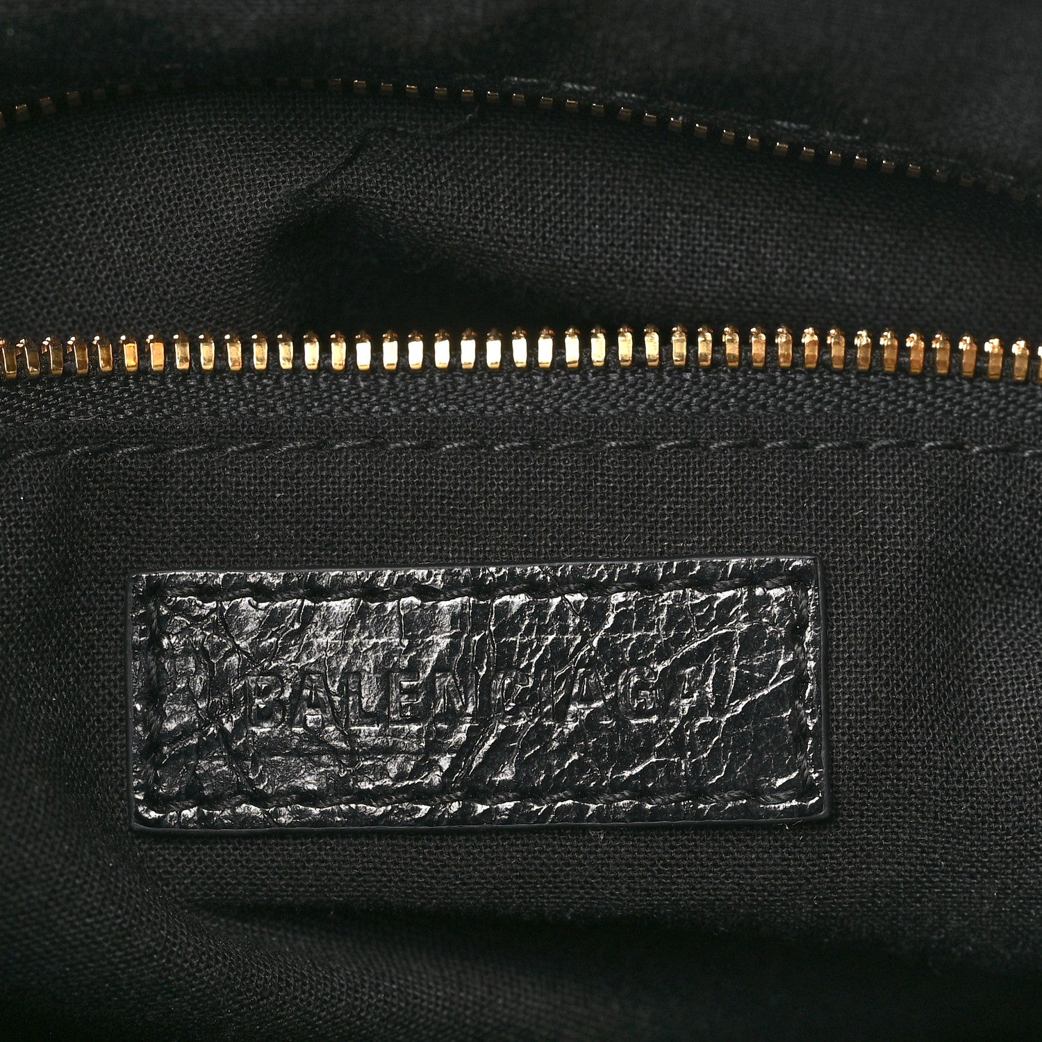Balenciaga Agneau Arena Gold Hardware Small Le City Black 6 of 10