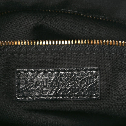 Balenciaga Agneau Arena Gold Hardware Small Le City Black 6 of 10
