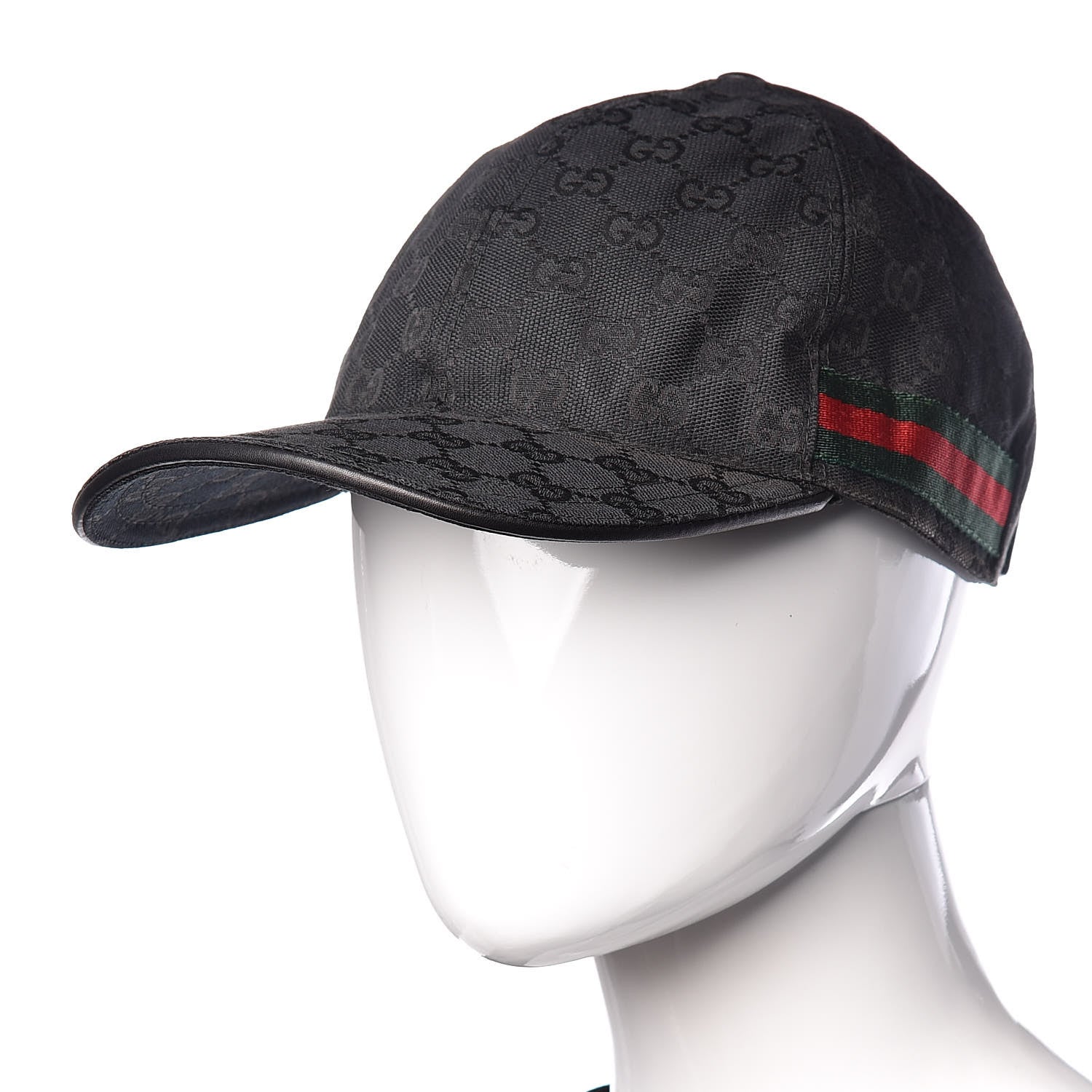 Gucci Monogram Web Baseball Hat L Black 2 of 6