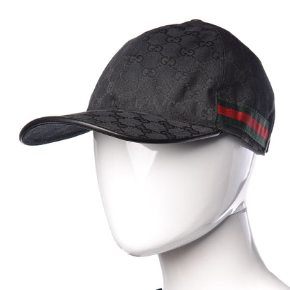 Gucci Monogram Web Baseball Hat L Black 2 of 6