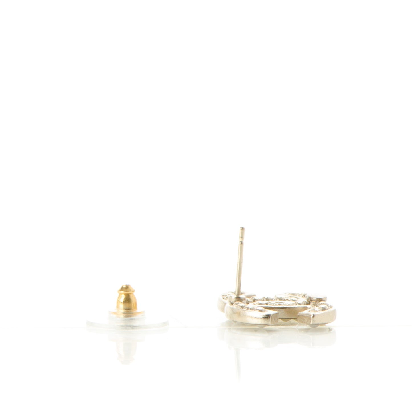 Pearl CC Earrings Gold