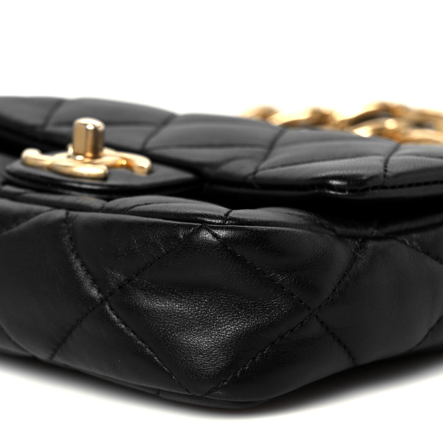 Chanel Lambskin Quilted Mini CC Funky Town Flap Black 11 of 12