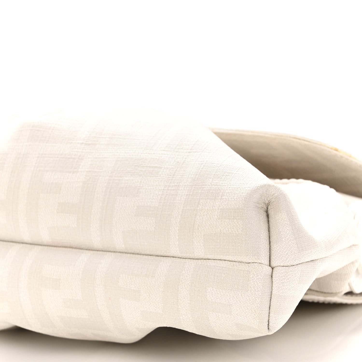 Fendi Zucca Spalmati Small Chef Shoulder Bag White 7 of 7