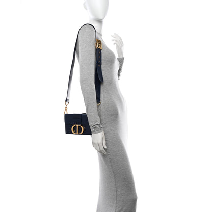 Christian Dior Smooth Calfskin 30 Montaigne Box Bag Navy 2 of 10