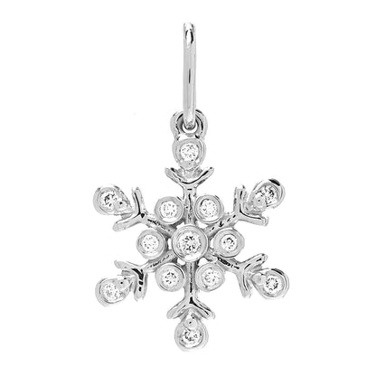Tiffany Platinum Diamond Snowflake Charm 1 of 3