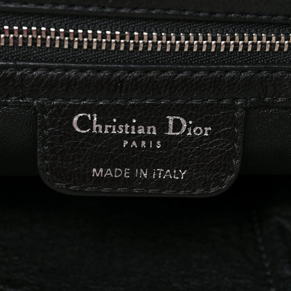 Christian Dior Lambskin Cannage Large Dior Soft Shopping Tote Black 6 of 7